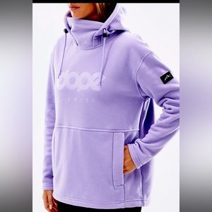 Dope snow cozy II fleece hoodie NWT